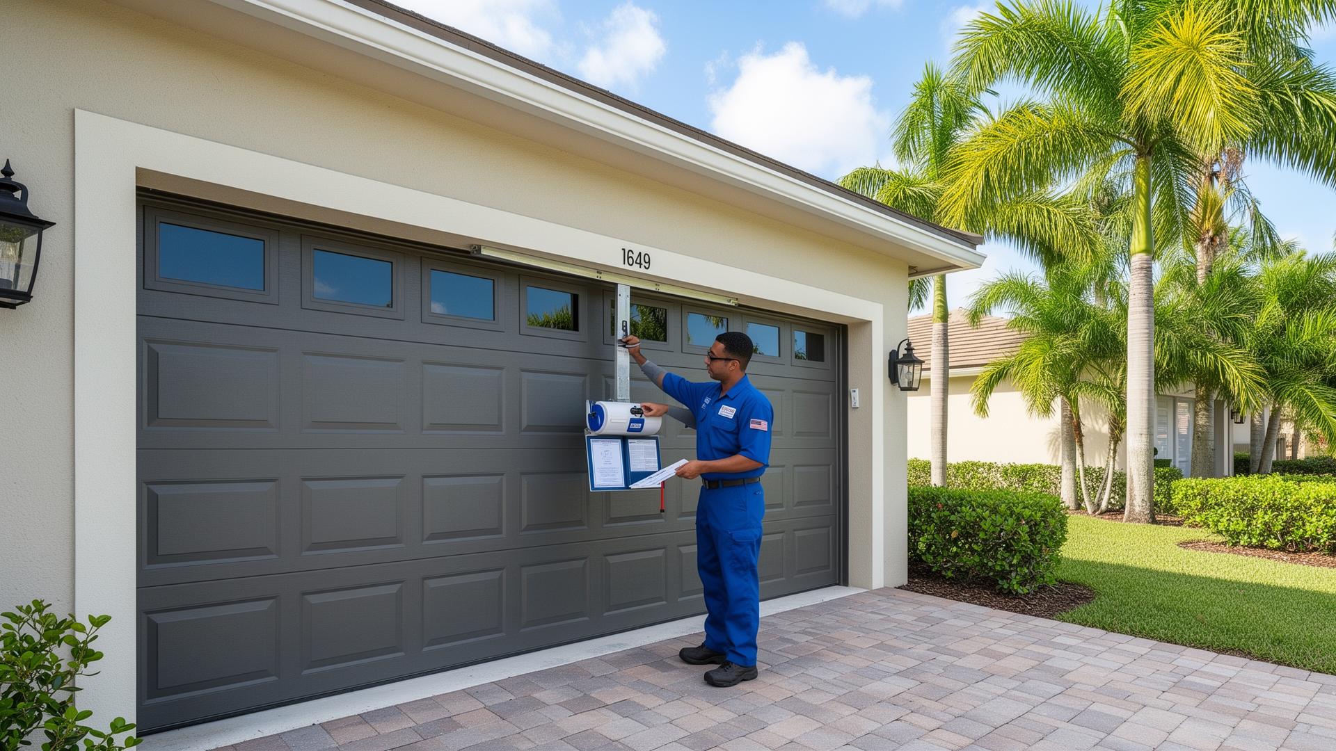 Professional garage door service in Bonita Springs